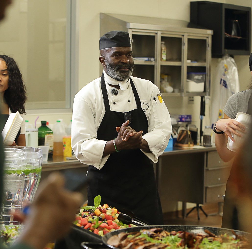 Chef Bernard Teaching a Cooking Class